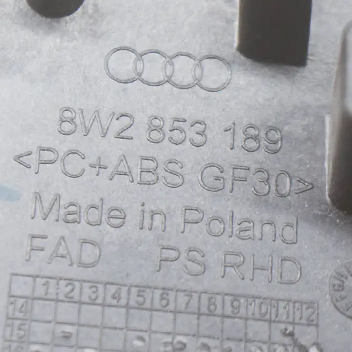 Audi A5 (2016 - ) 8W2853189 Декоративная планка — фото 6