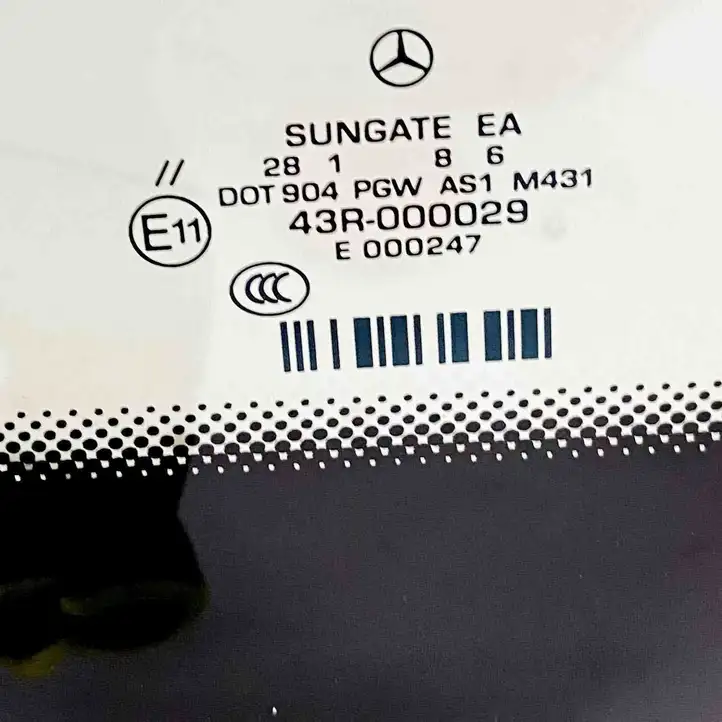 Mercedes-Benz S W221 (2005 - 2013) E000247 Переднее стекло — фото 5