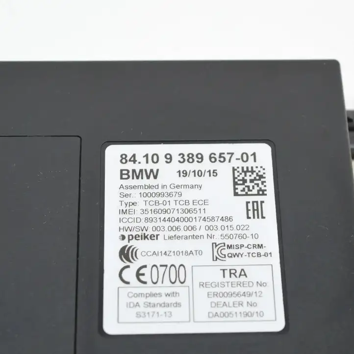 BMW 3 F30 F35 F31 (2012 - 2018) 9297787 Bluetooth модуль — фото 7