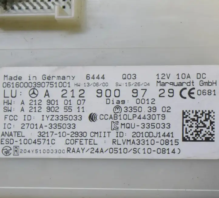 Mercedes-Benz CLA C117,X117,W117 (2013 - 2019) A2129010107 Блок бесключевого доступа — фото 6