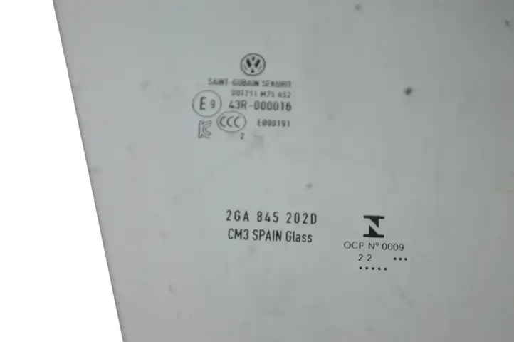 Volkswagen T-Roc (2017 - ) 2GA845202D Стекло передней двери — фото 5