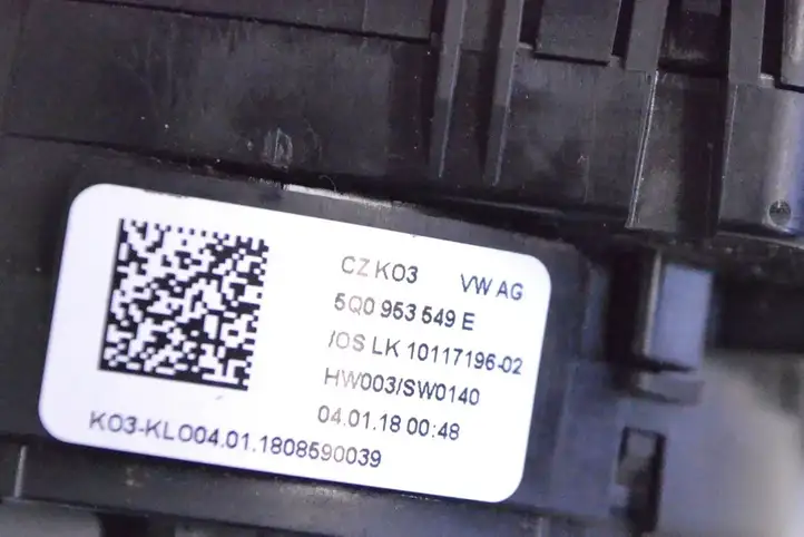Volkswagen Golf VII (2013 - 2019) 5Q0953549E Контактное кольцо SRS — фото 5