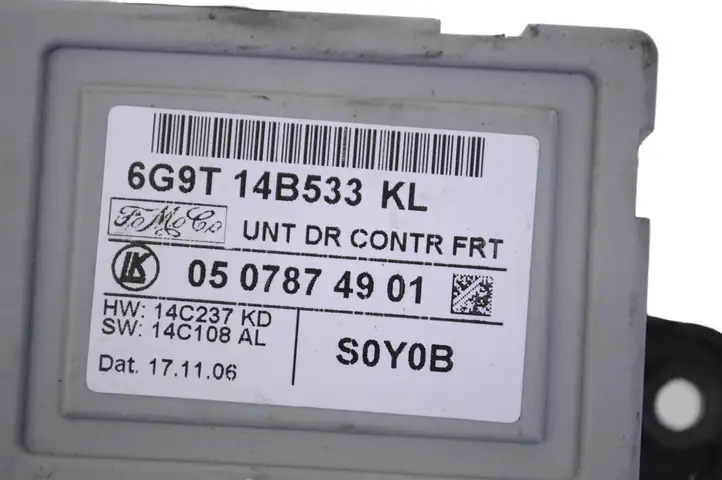 Volvo S80 (2006 - 2009) 6G9T14B533KL Блок управления дверью — фото 5