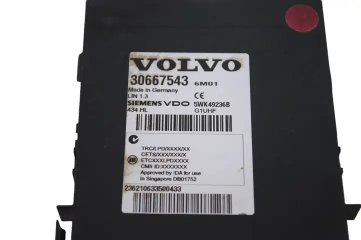 Volvo S80 (2006 - 2009) 30667543 Блок иммобилайзера — фото 5