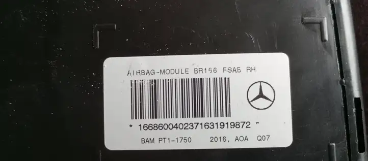 Mercedes-Benz GLE AMG W166/C292 (2015 - 2019) BA166FSAB Подушка безопасности сиденья — фото 5