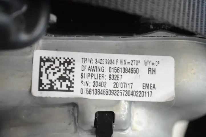 Alfa Romeo Stelvio Type 949 (2017 - ) 01561384650 Задний ремень безопасности — фото 5