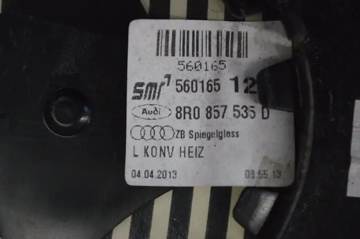 Audi Q5 SQ5 (2012 - 2017) 8R0857535D Стекло бокового зеркала — фото 5