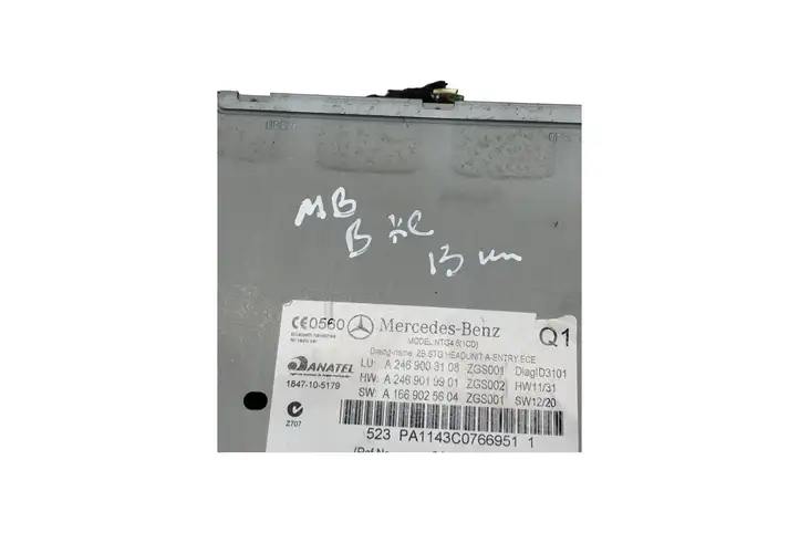 Mercedes-Benz B-class W246 (2011 - 2014) A2469003108 Магнитола / мультимедийная система — фото 9