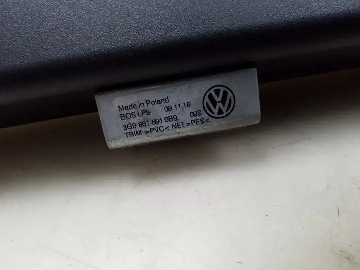 Volkswagen PASSAT B8 (2015 - ) 3G9861691 Шторка багажника (сетка) — фото 4