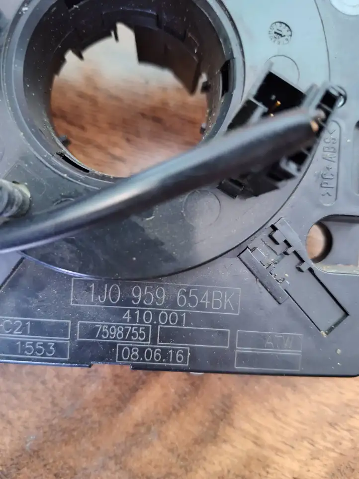 Audi A8 S8 D2 4D (1999 - 2002) 1J0959654BK Контактное кольцо SRS — фото 3
