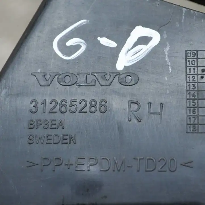 Volvo V60 (2010 - 2013) 31265286 Кронштейн заднего бампера — фото 6