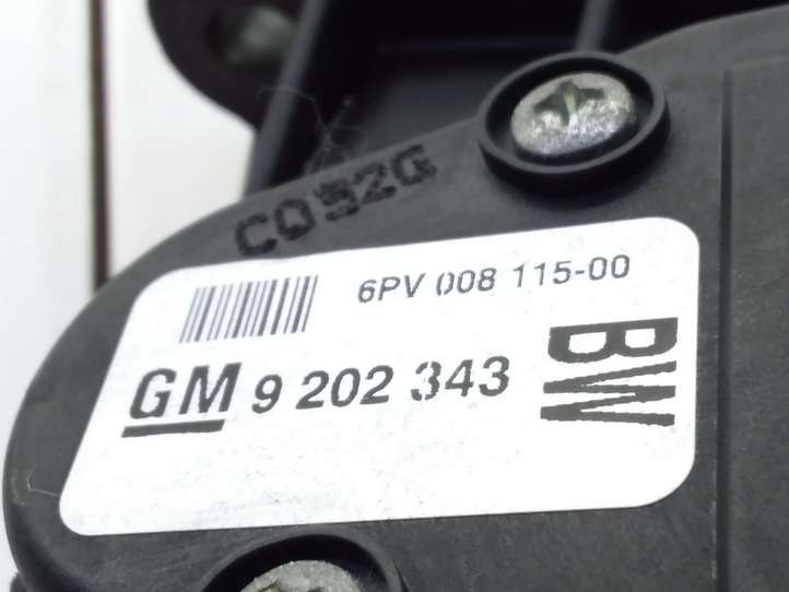 Opel Zafira (2008 - 2014)  9202343 Педаль акселератора