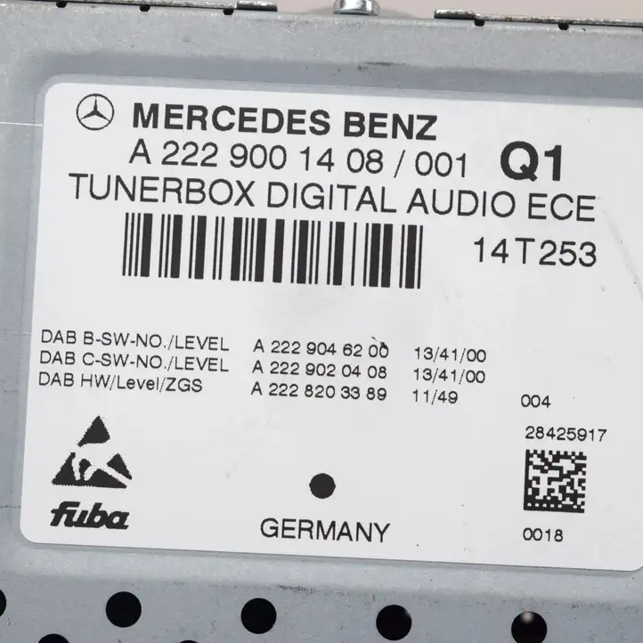 Mercedes-Benz C W205 (2014 - 2021) A2229001408 Блок Hi-Fi аудиосистемы — фото 6