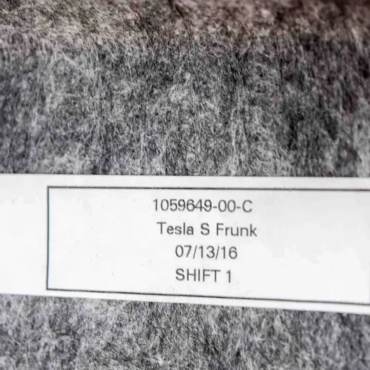 Tesla Model S (2016 - 2021) 105964900C Пол багажника — фото 7