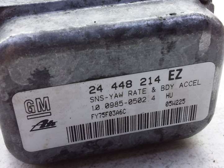 Opel Astra (2004 - 2009)  24448214 Датчик ESP (системы стабильности) (датчик курсовой устойчивости))