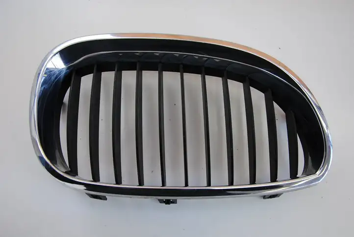 BMW 5 E60 E61 (2004 - 2010) Нижняя решетка переднего бампера — фото 1