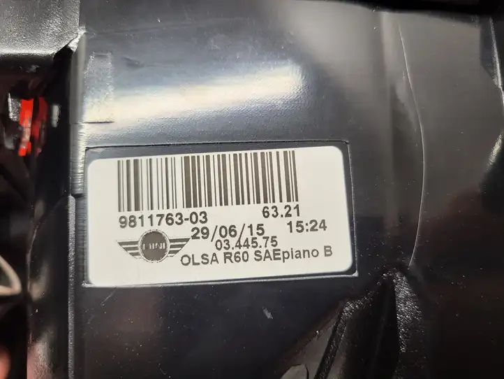 Mini Cooper Countryman R60 (2010 - 2016) 9811763 Задний фонарь в кузове — фото 5