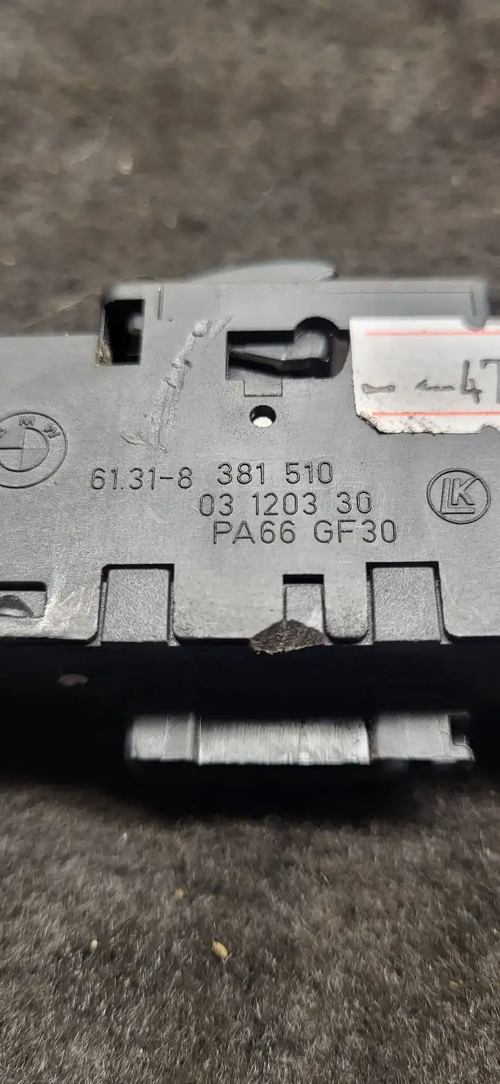 BMW 3 E46 (1998 - 2005) 6318381510 Кнопка стеклоподъемников — фото 3