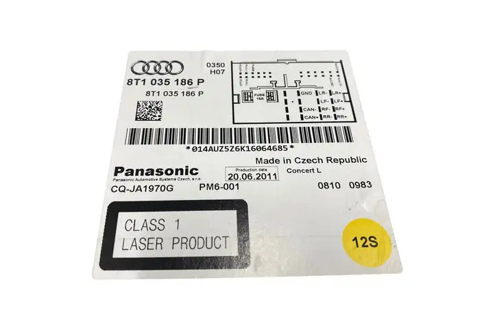 Audi A4 S4 B8 8K (2007 - 2011) 8T1035186P Магнитола / мультимедийная система — фото 8