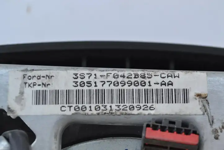 Ford Mondeo Mk III (2000 - 2007) 3S71F042B85CAW Подушка безопасности руля — фото 3