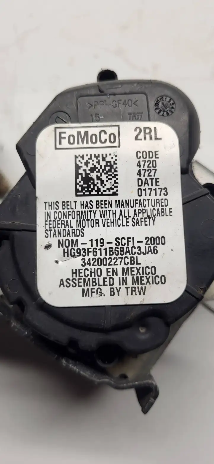 Ford Fusion II (2013 - ) 34200227cbl Задний ремень безопасности — фото 3
