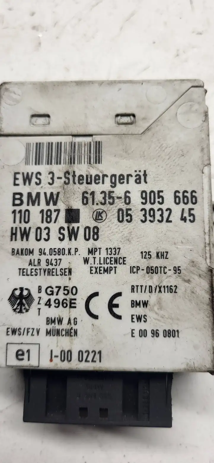 BMW 5 E39 (1996 - 2003) 61356905666 Блок иммобилайзера — фото 3