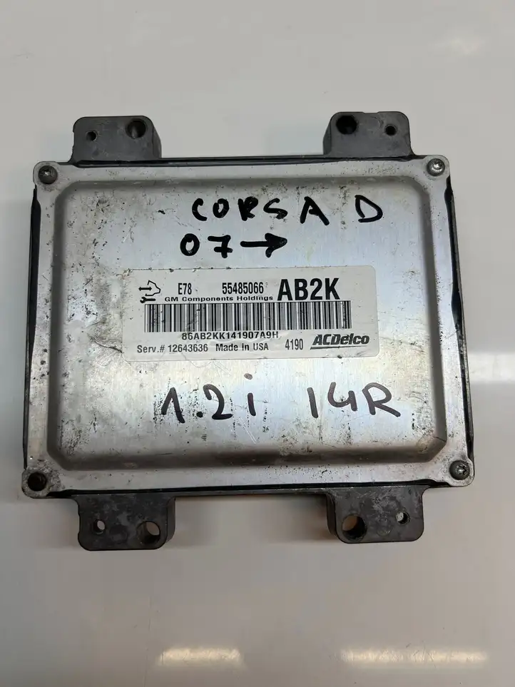 Opel Corsa D (2010 - 2014) 55485066AB2K Блок управления двигателем (ЭБУ) — фото 1
