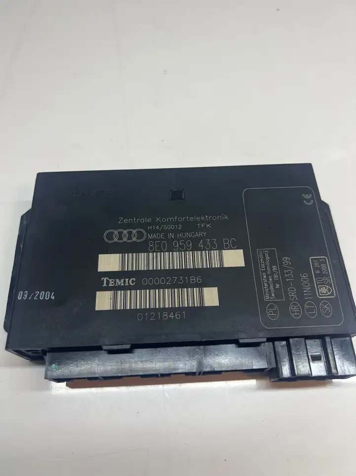 Audi A4 S4 B7 8E 8H (2004 - 2009) 8E0959433BC Модуль комфорта — фото 1