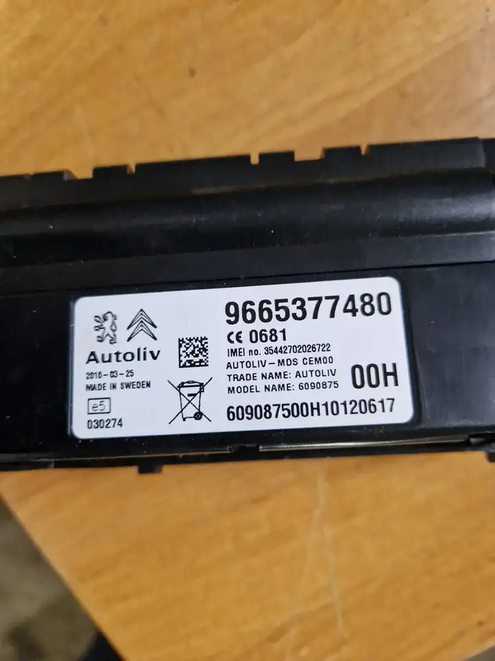 Citroen C5 (2008 - 2017) 9665377480 Bluetooth модуль — фото 4
