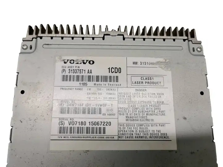 Volvo S60 (2010 - 2013) P31337571AA Магнитола / мультимедийная система — фото 5