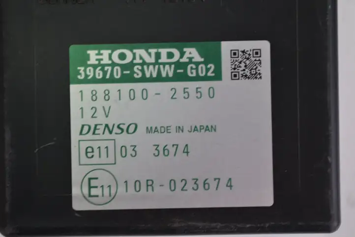 Honda CR-V (2006 - 2009) 39670SWWG02 Блок управления парктрониками — фото 4