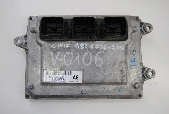 Honda Civic (2006 - 2011) 37820RS4G34 Блок управления двигателем (ЭБУ) — фото 1