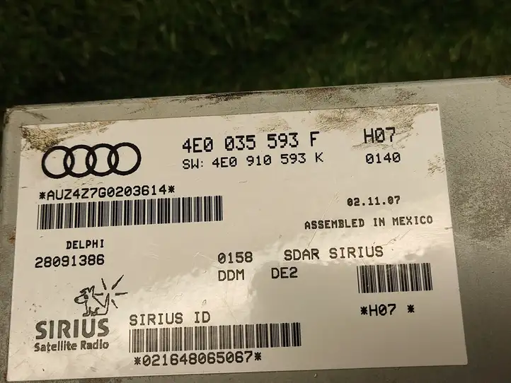 Audi Q7 4L (2005 - 2009) 4E0035593F Контроллер мультимедийной системы — фото 2