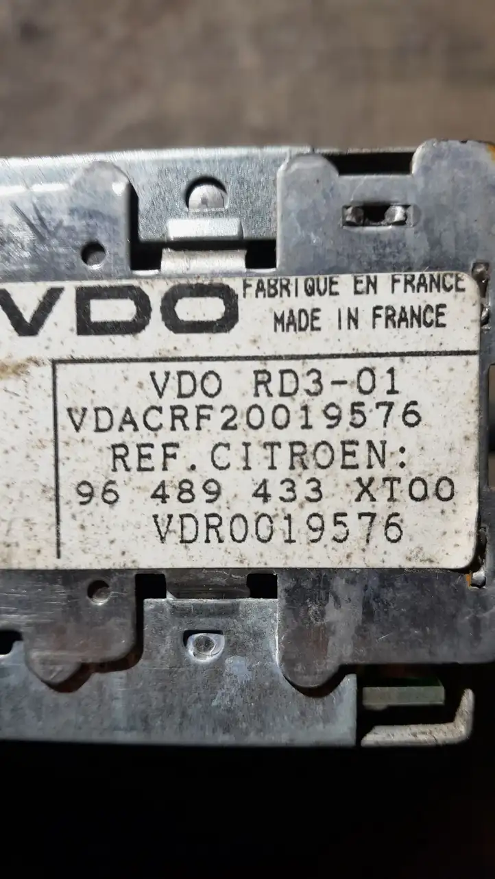 Citroen Xsara Picasso (1999 - 2012) 96489433XT00 Магнитола / мультимедийная система — фото 5