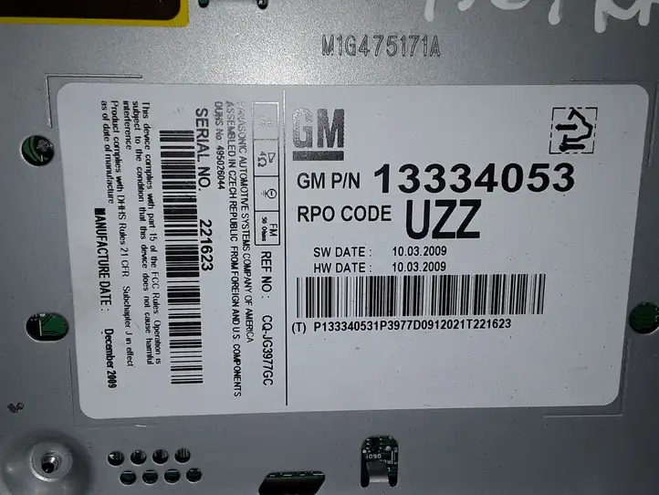 Opel Astra J (2009 - 2012) 13334053 Магнитола / мультимедийная система — фото 4