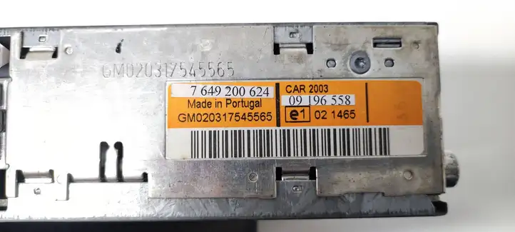 Opel Agila A (2000 - 2007) 7649200624 Магнитола / мультимедийная система — фото 7