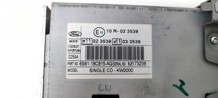 Ford Focus (2005 - 2008) 6S6118C815AG Магнитола / мультимедийная система — фото 8