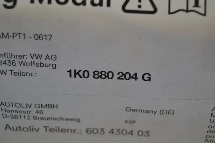 Volkswagen Golf V (2003 - 2009) 1K088004G Подушка безопасности пассажира — фото 4