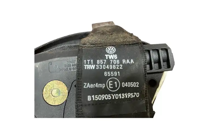 Volkswagen Touran I (2003 - 2010) 1T1857706 Передний ремень безопасности — фото 5