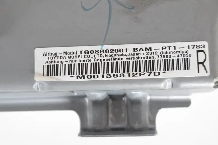 Toyota Prius (XW30) (2009 - 2015) TG08B02001 Подушка безопасности пассажира — фото 2