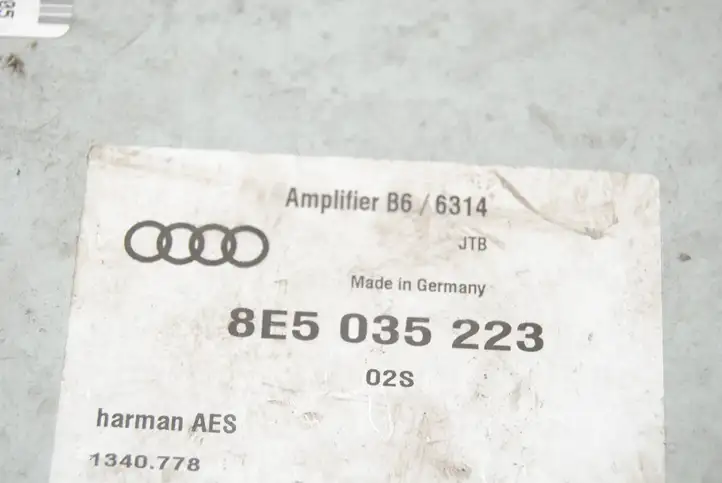 Audi A4 S4 B6 8E 8H (2000 - 2006) 8E5035223 Усилитель звука — фото 5