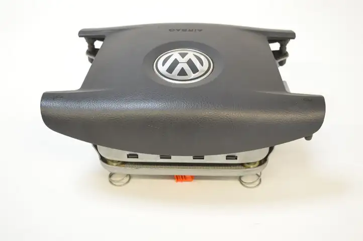 Volkswagen Touareg I (2002 - 2010) 7L6880201DA Подушка безопасности руля — фото 3