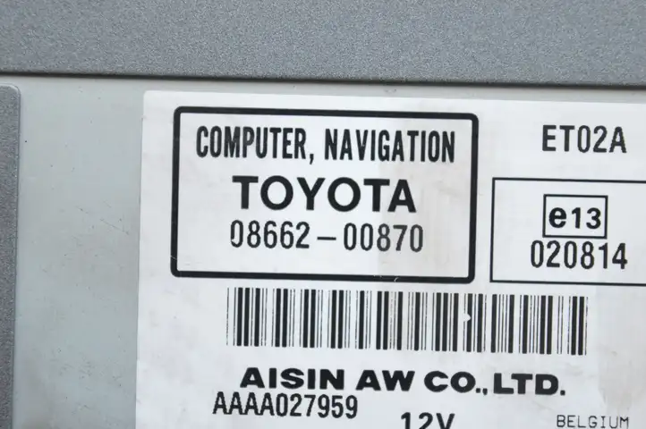 Toyota Avensis T250 (2003 - 2006) 0866200870 Блок навигации GPS — фото 6