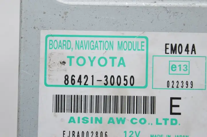 Lexus GS 300 350 430 450h (2004 - 2007) 8642130050 Блок навигации GPS — фото 7