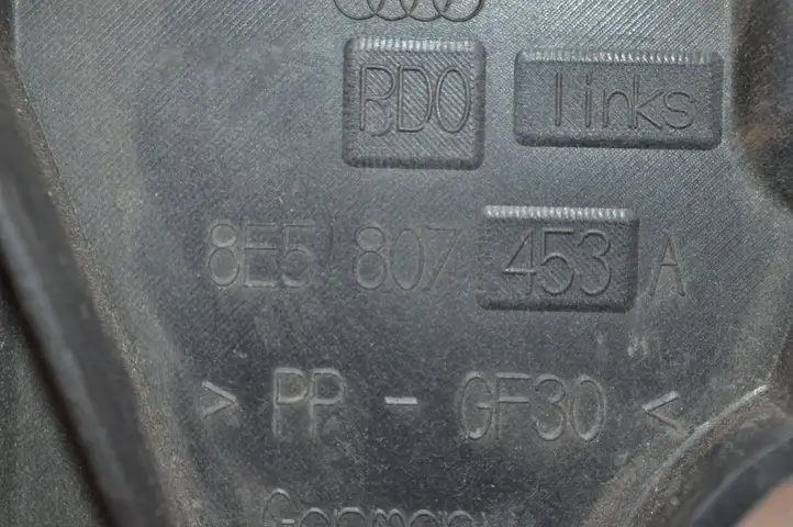 Audi A4 S4 B7 8E 8H (2004 - 2009) 8E5807453A Кронштейн угловой части бампера — фото 7