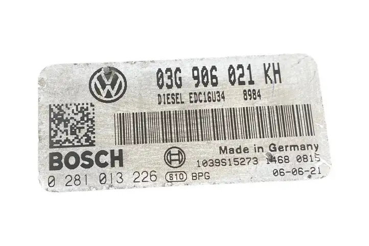 Volkswagen Golf V (2003 - 2009) 03G906021KH Блок управления двигателем (ЭБУ) — фото 5