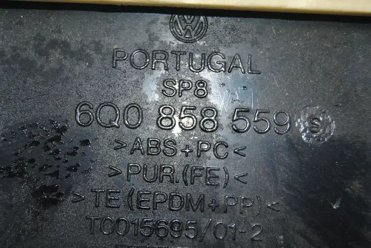 Volkswagen Polo (2005 - 2009) 6Q0858559 Обшивка рулевой колонки — фото 3