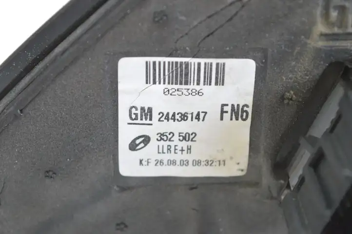 Opel Signum (2002 - 2008) 24436147 Боковое зеркало с электроприводом — фото 6