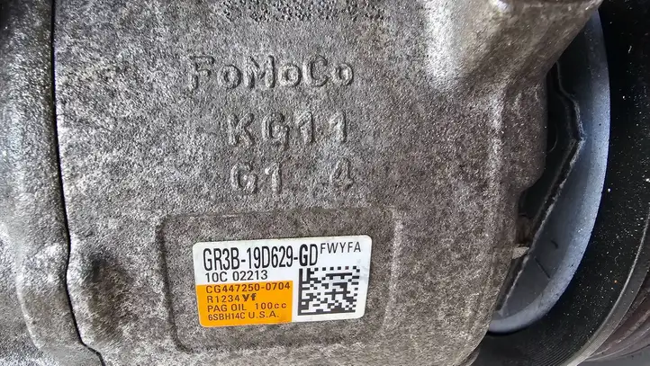 Ford Mustang VI (2015 - ) GR3B19D629GD Компрессор (насос) кондиционера воздуха — фото 5