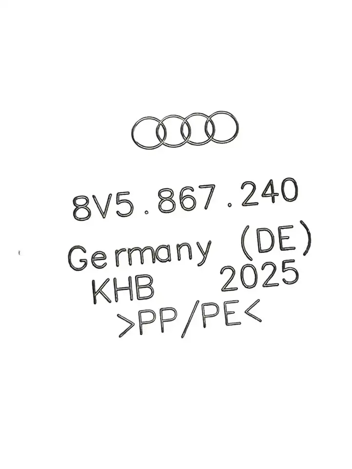 Audi A3/S3 8V (2016 - 2020) 8V5867240 Нижняя обшивка стойки B — фото 5